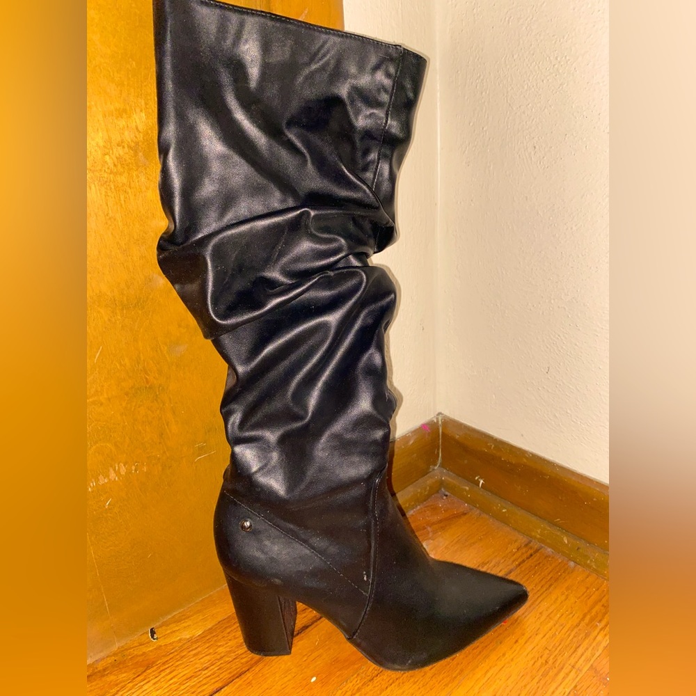 Knee High Pleather Boots